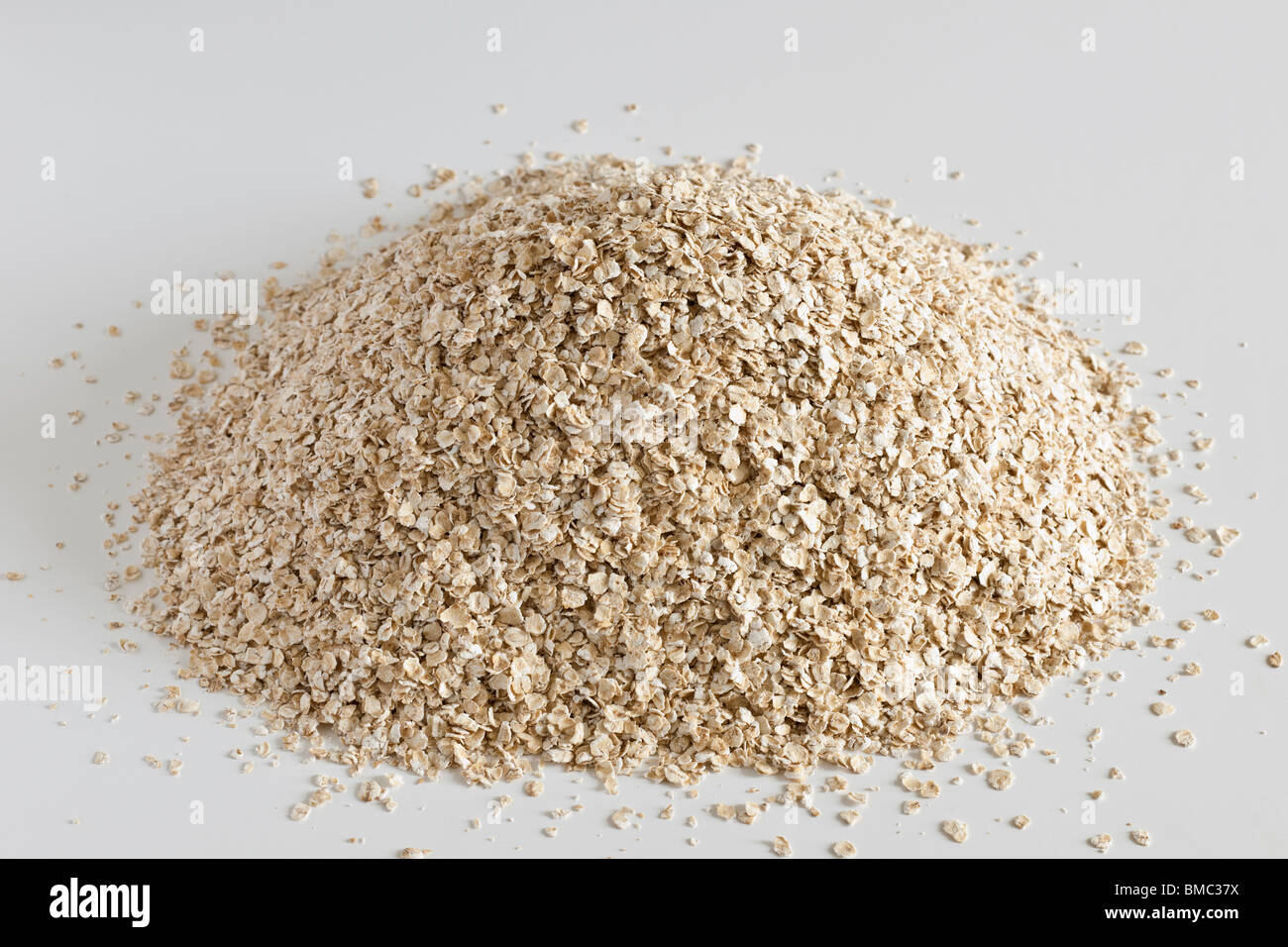 Pile de porridge d'avoine Banque D'Images