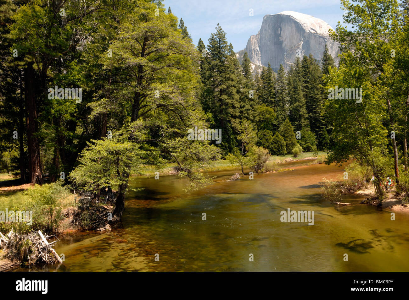 Demi Dôme dans Yosemite National Park en Californie Banque D'Images