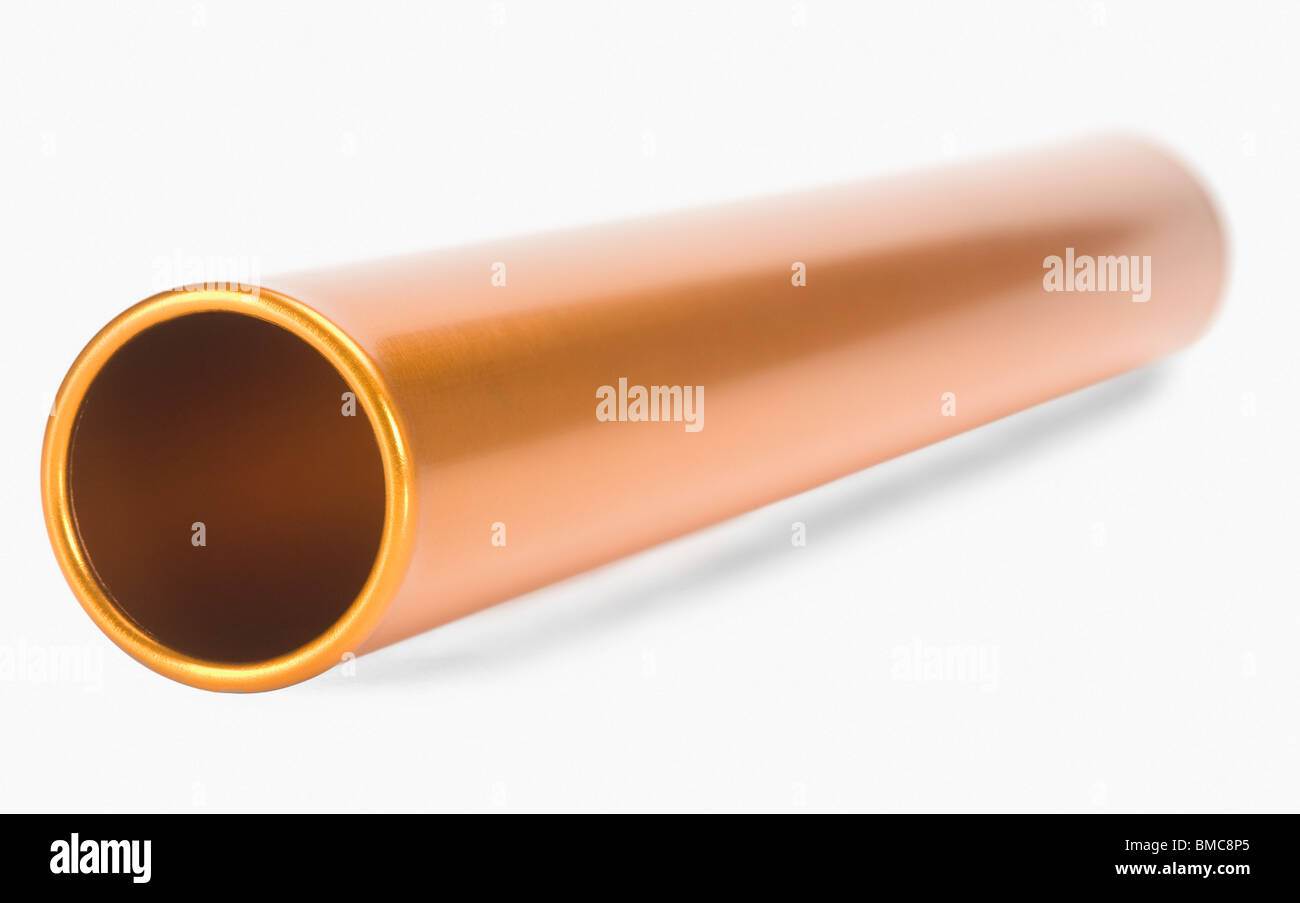 Close-up of a relay baton Banque D'Images
