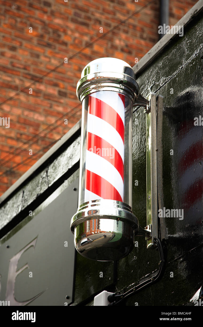 Barbershop signe Banque D'Images