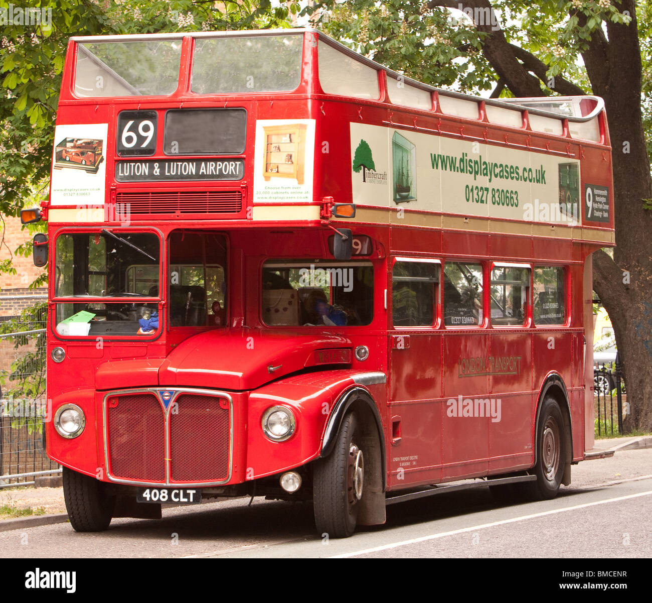 Open top bus Routemaster Banque D'Images