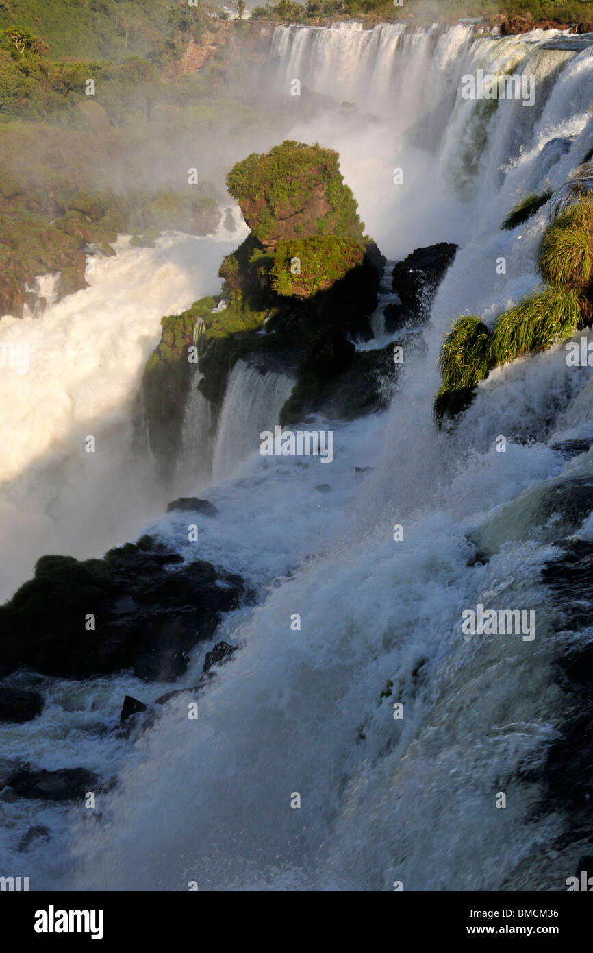 Salto San Martin, Iguassu Falls, parc national de l'Iguazu, Puerto Iguazu, Argentine Banque D'Images