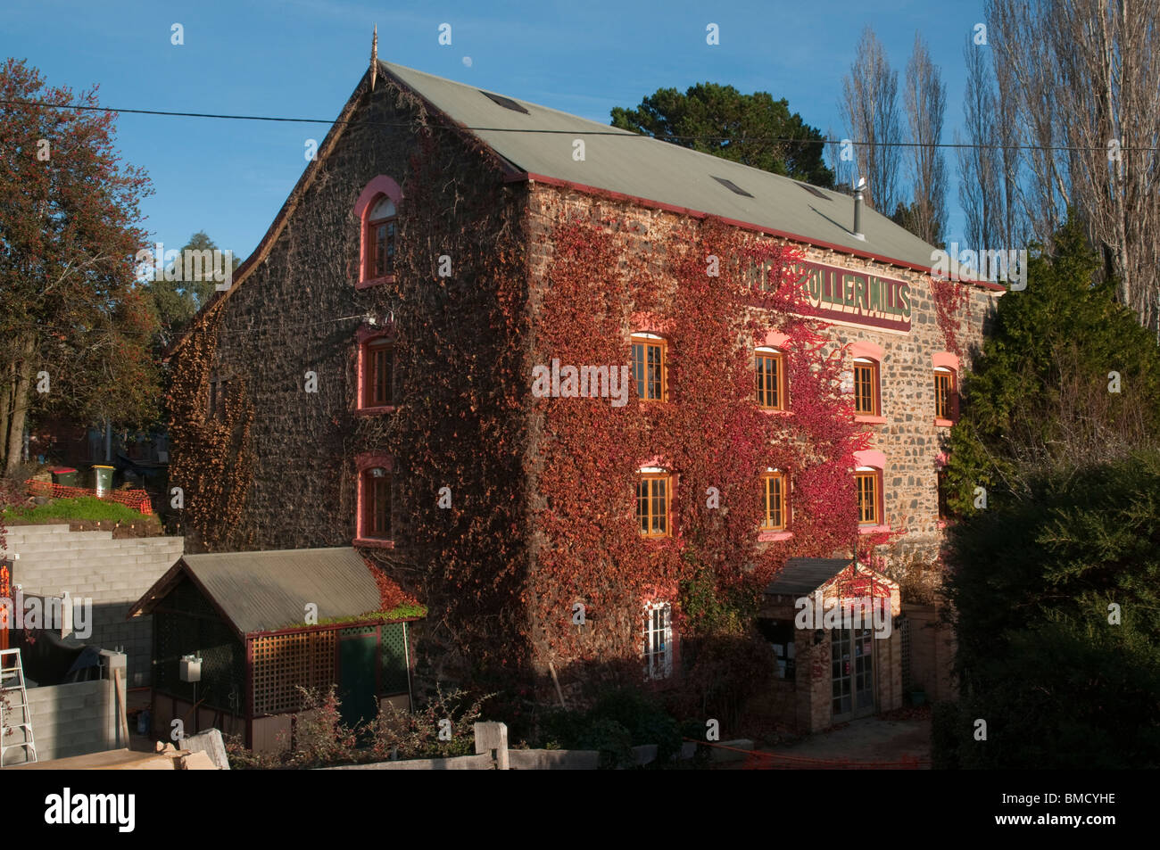 Le Mill Inn à Carrick dans les Midlands Tasmanie est dans un moulin à farine. Banque D'Images