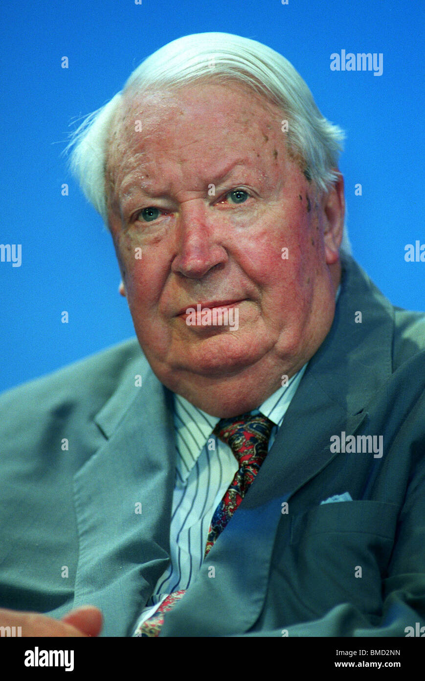 SIR EDWARD HEATH MP MBE CON. L'ancien PARTI BEXLEY & SIDCUP 17 Octobre 1999 Banque D'Images