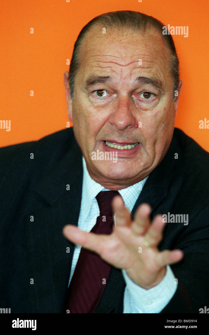 JACQUES CHIRAC PRÉSIDENT DE FRANCE 21 juin 1999 Banque D'Images