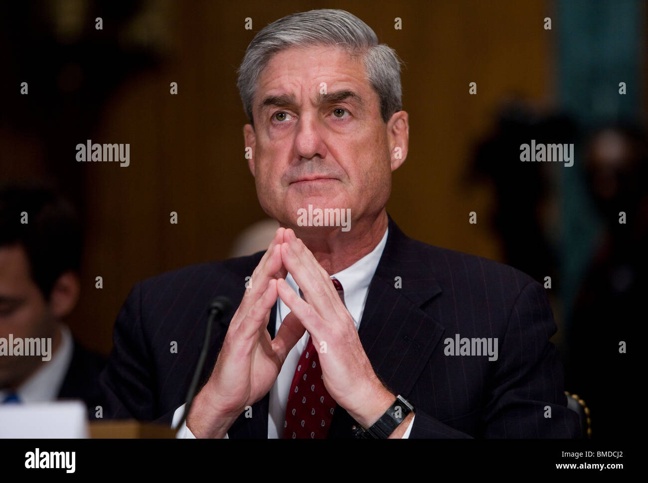 Le chef du FBI Robert Mueller. Banque D'Images