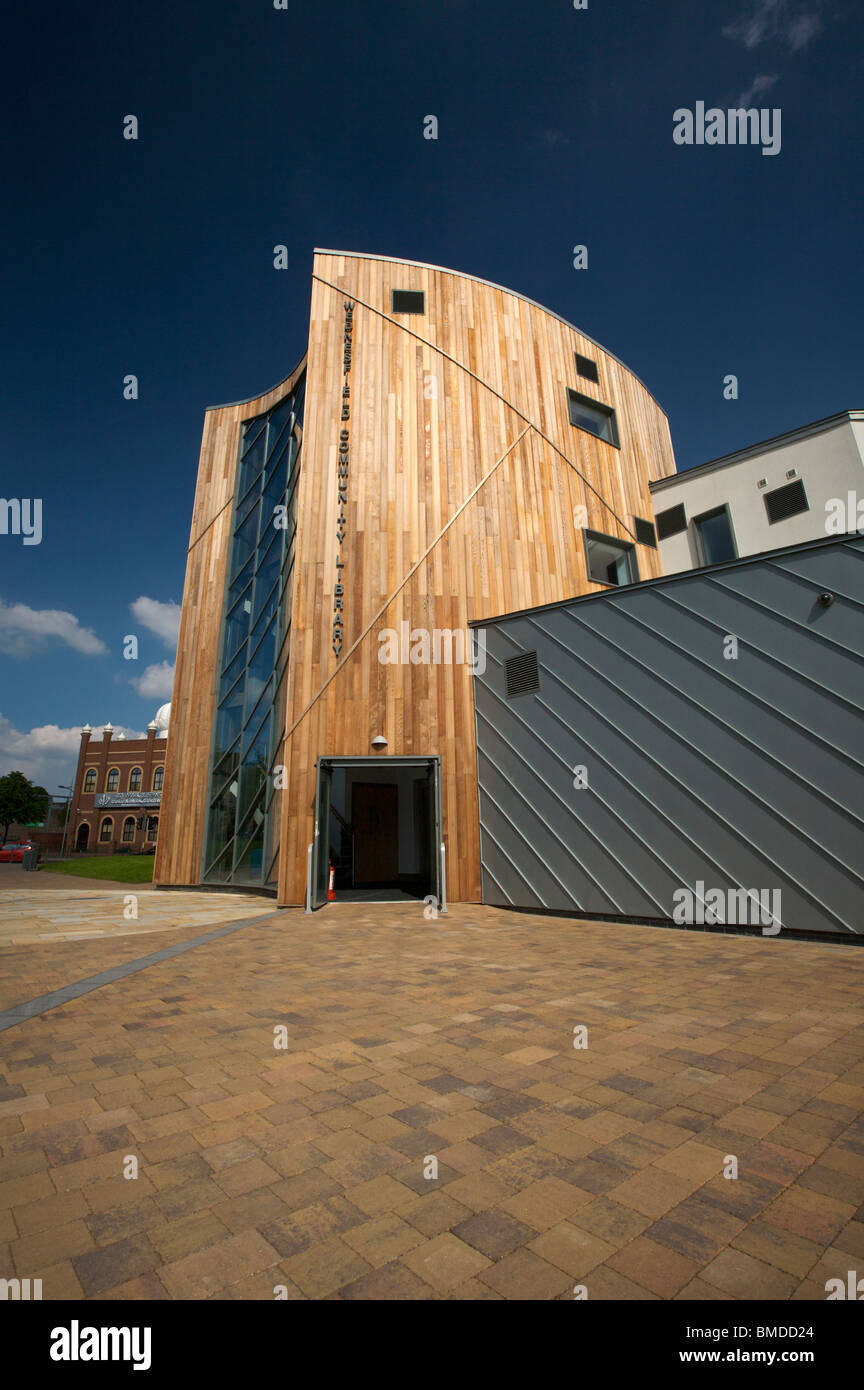 La nouvelle Bibliothèque Wednesfield Wednesfield Wolverhampton West Midlands UK Banque D'Images