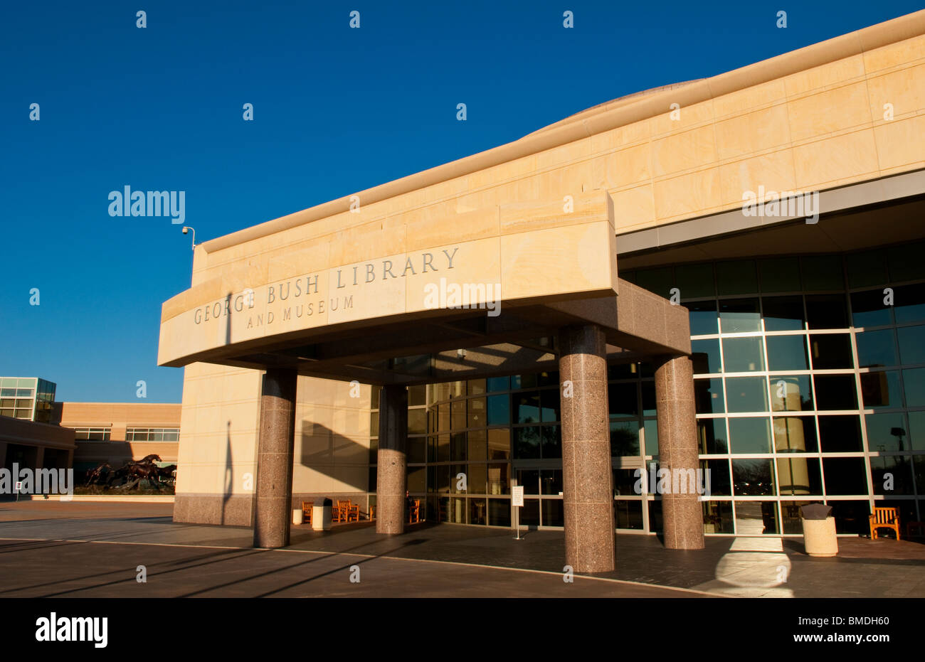 George H. Bush Library à la Texas A&M University à College Station Texas Banque D'Images