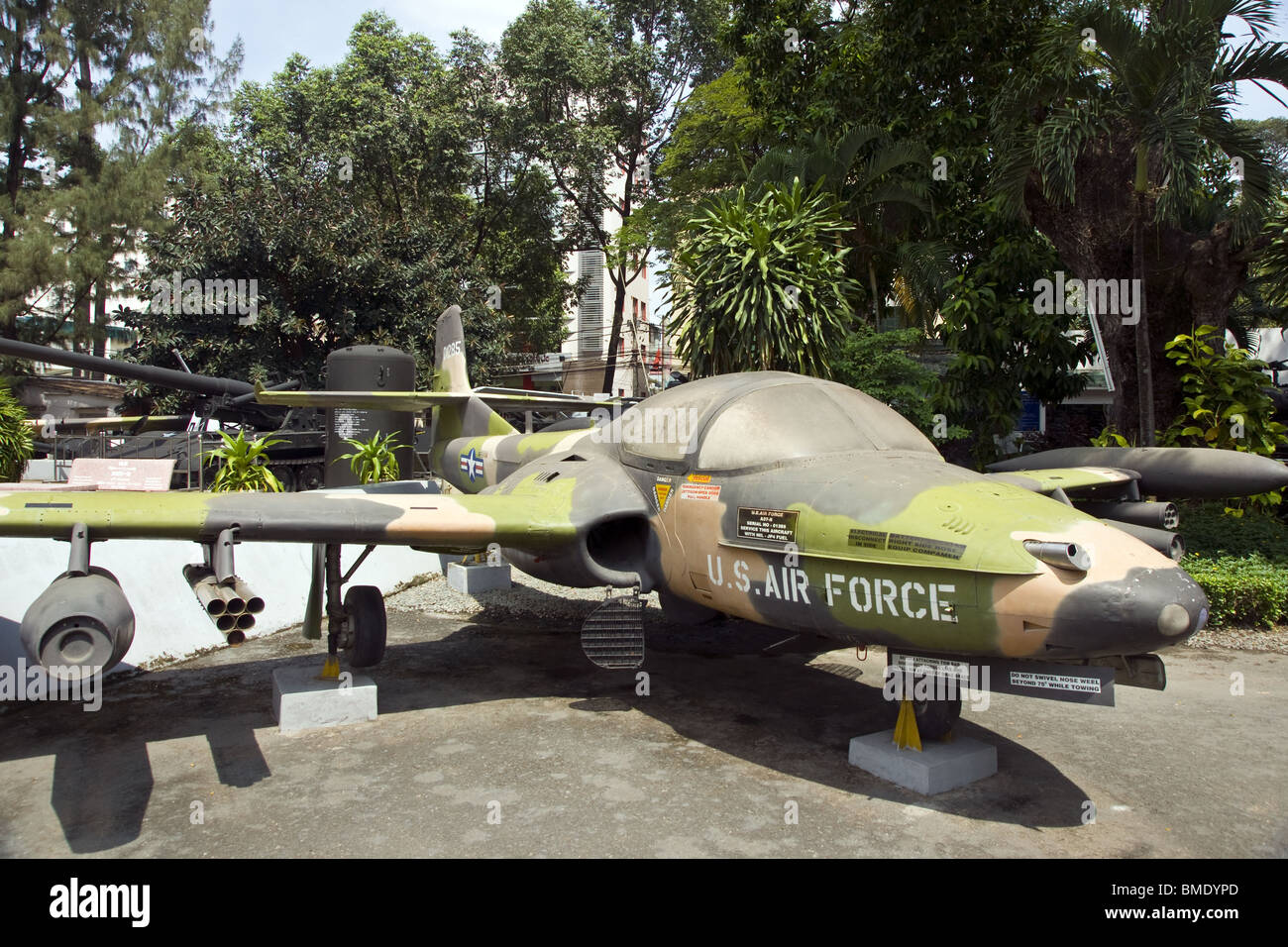 Un avion de l'US Air Force-37 Ho Chi Minh City, Vietnam War Remnants Museum Banque D'Images