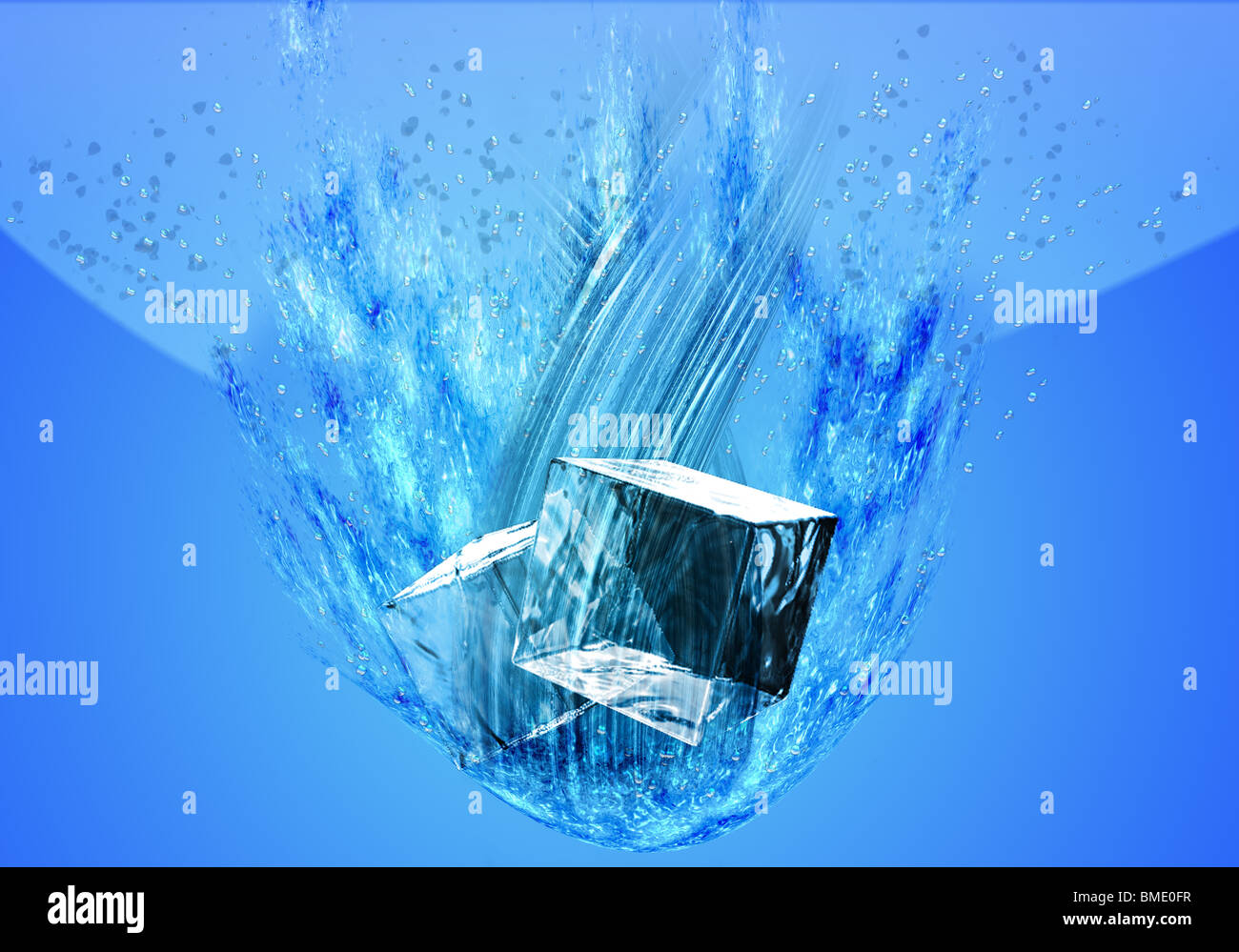 Glace Banque D'Images