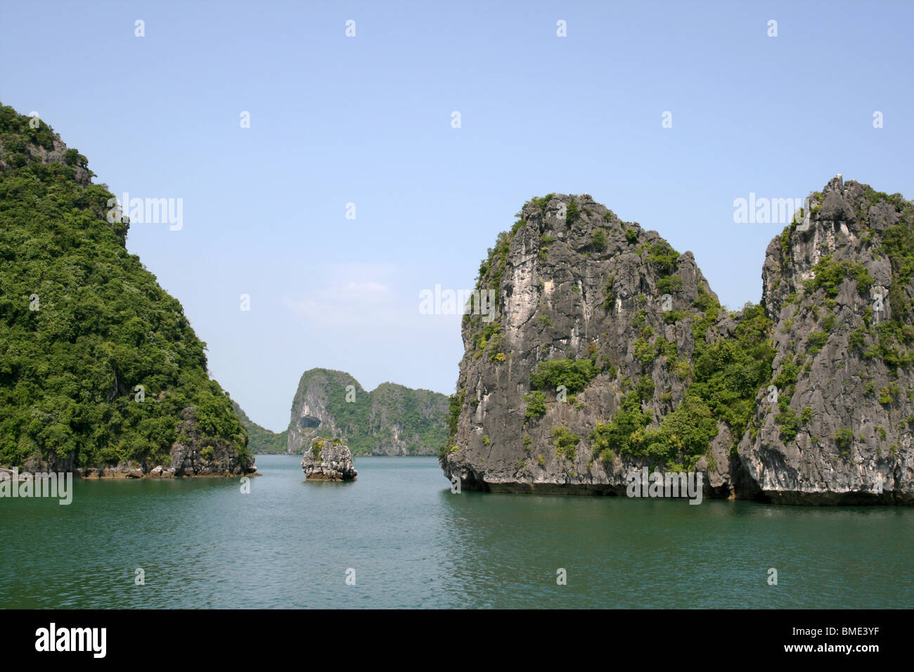 La baie d'Halong, Vietnam Banque D'Images