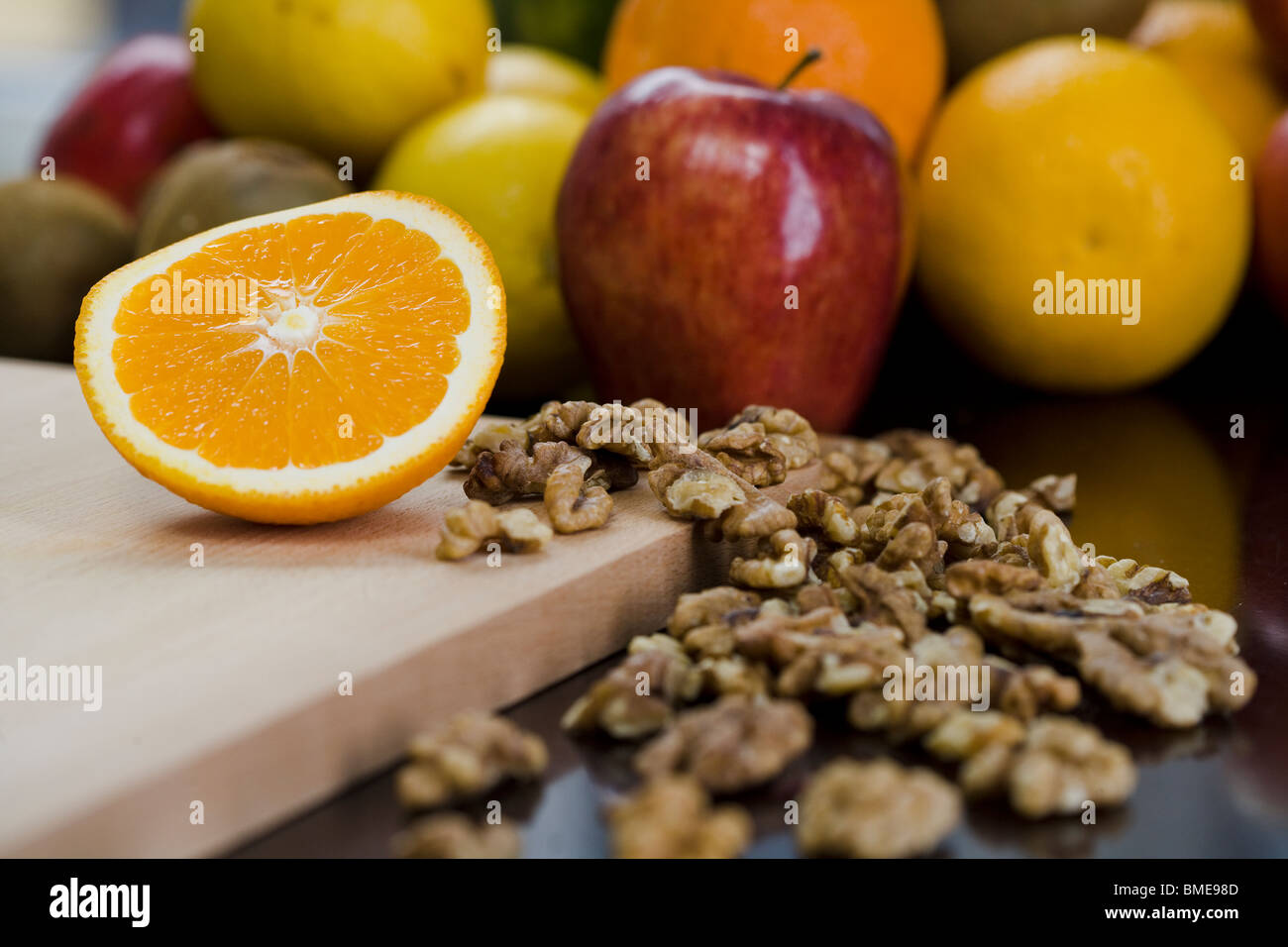 Les noix et les fruits, la Suède. Banque D'Images