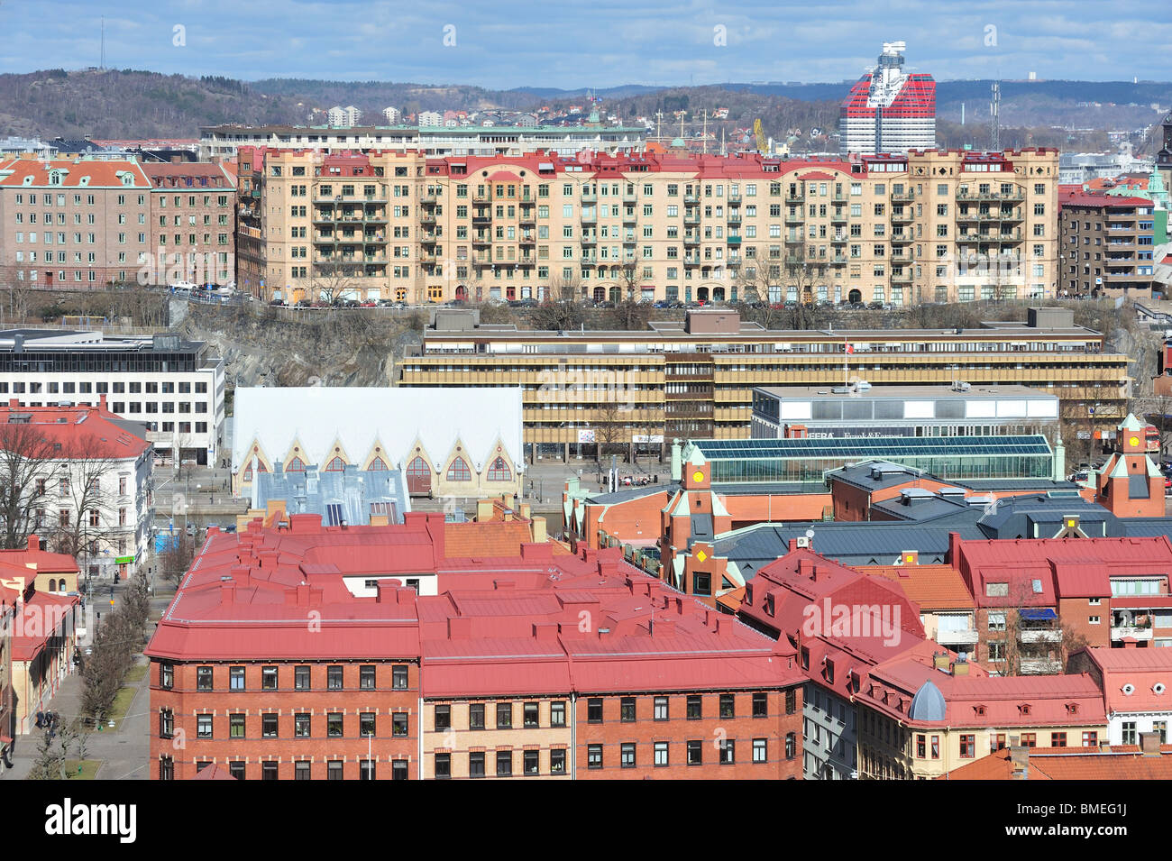La Scandinavie, la Suède, Göteborg, vue du paysage urbain Banque D'Images