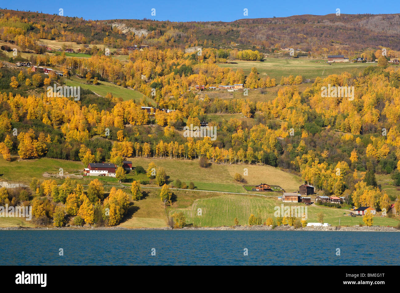La Scandinavie, la Norvège, View of landscape Banque D'Images