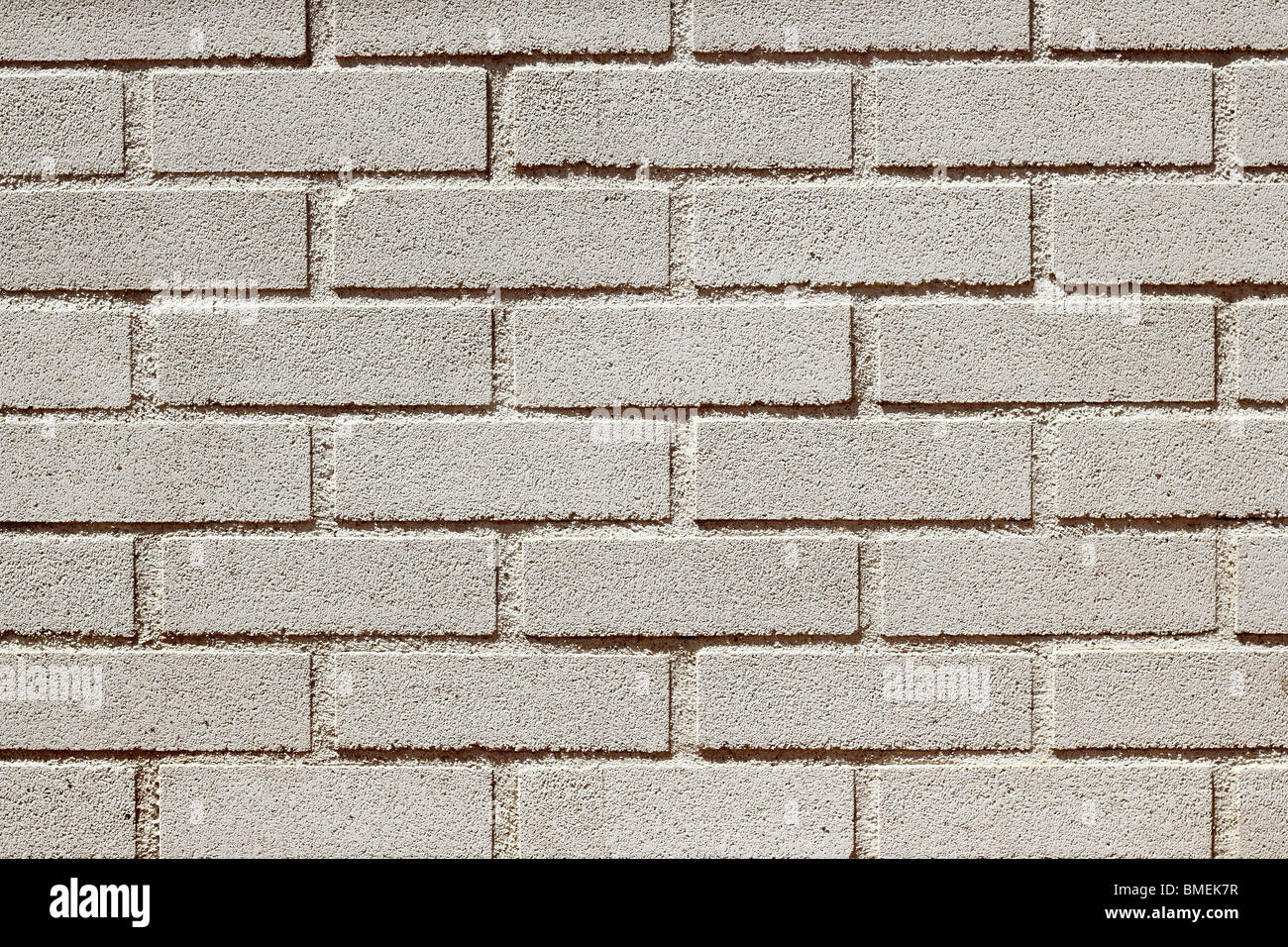 Les briques de béton préfabriqué modèle mur blanc brickwall texture Banque D'Images