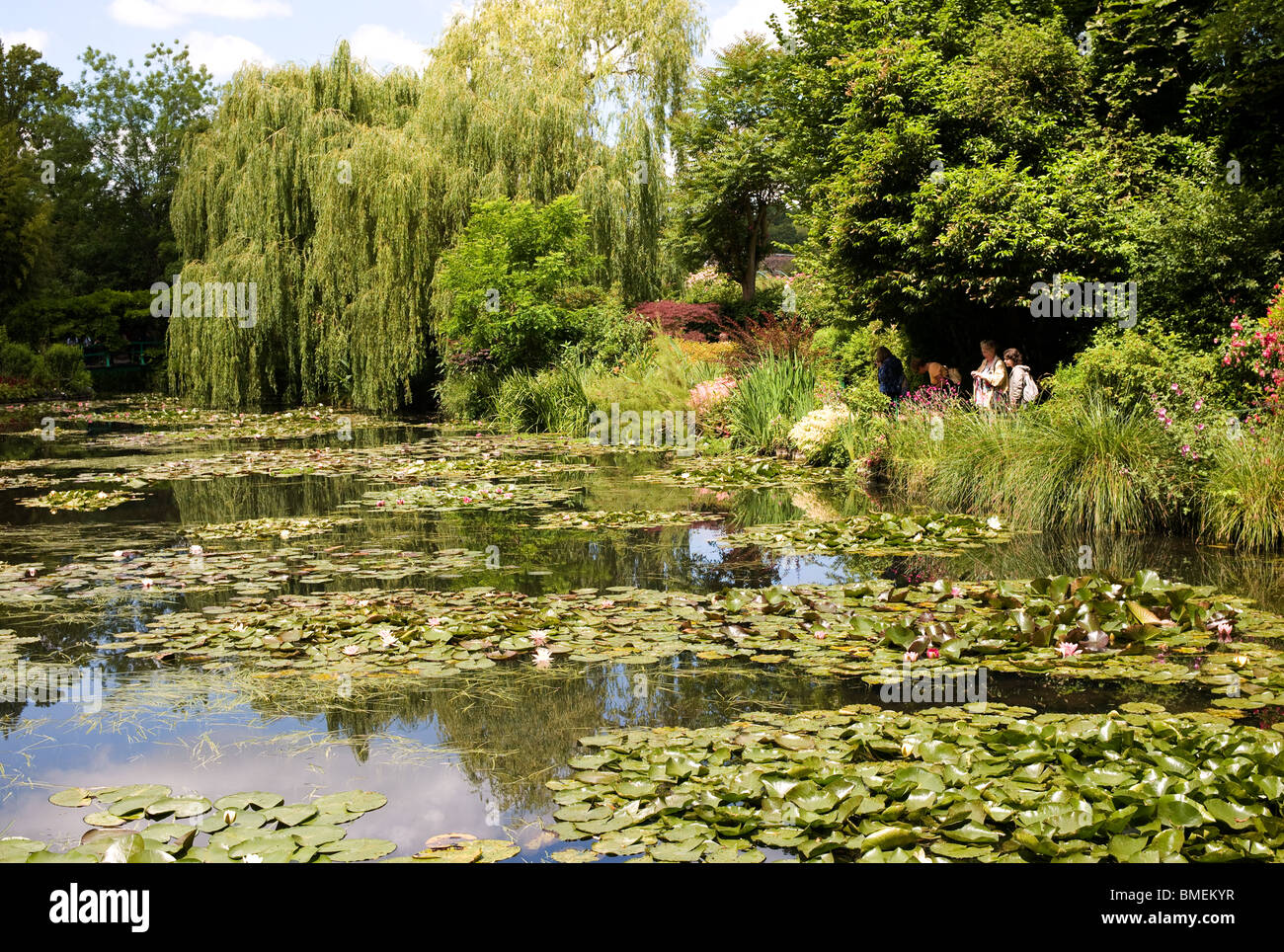 Jardins de Claude MONET GIVERNY, FRANCE Banque D'Images