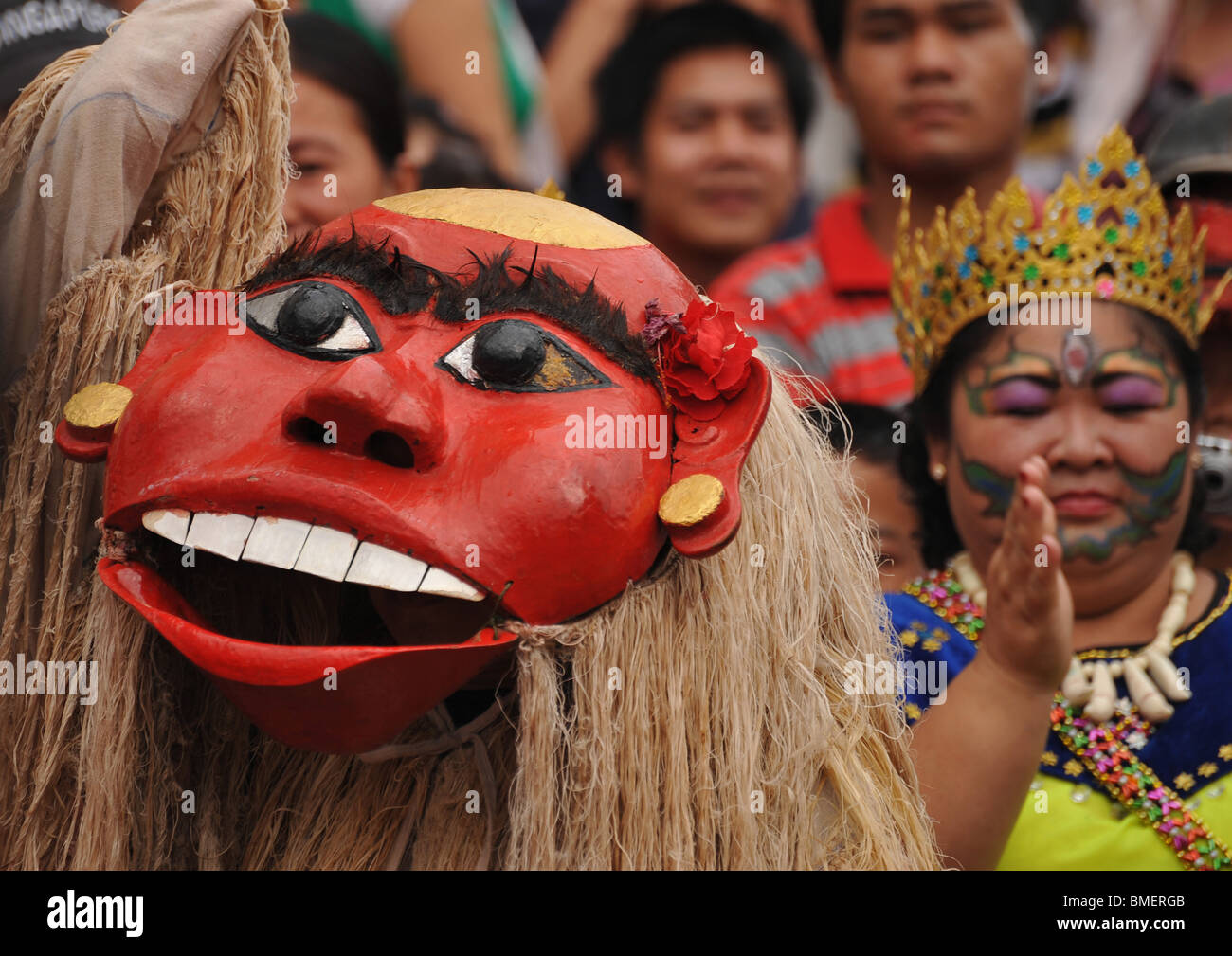 Festivités de la nouvelle année - Luang Prabang Banque D'Images