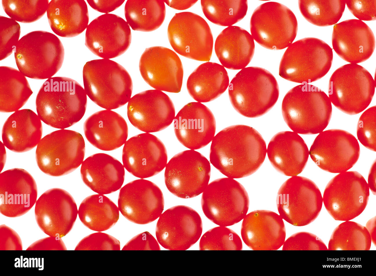 Tas de petites tomates tomberries Banque D'Images