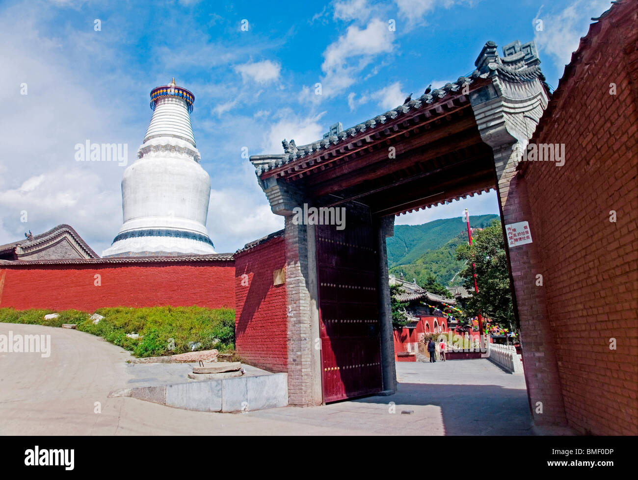 Tayuan, Temple, Le Mont Wutai Xinzhou Ville, Province de Shanxi, Chine Banque D'Images