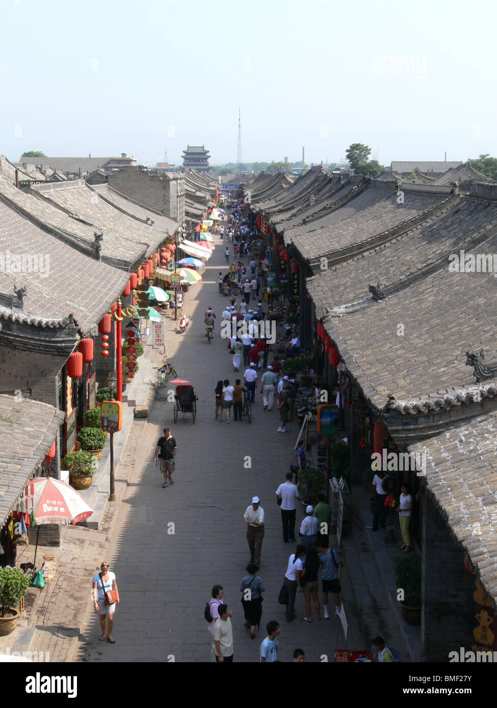 Ming-Qing antique Street, Pingyao, Shanxi Province, China Banque D'Images
