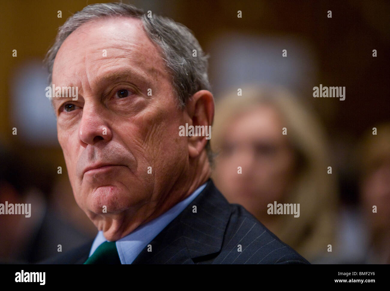 Maire de la ville de New York Michael Bloomberg. Banque D'Images