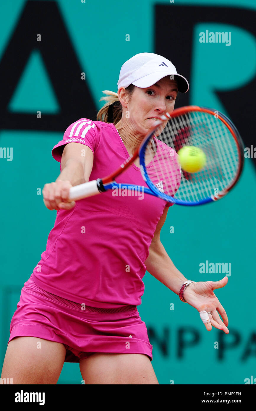 Justine Henin (BEL) participent à l'Open de France 2010 Banque D'Images