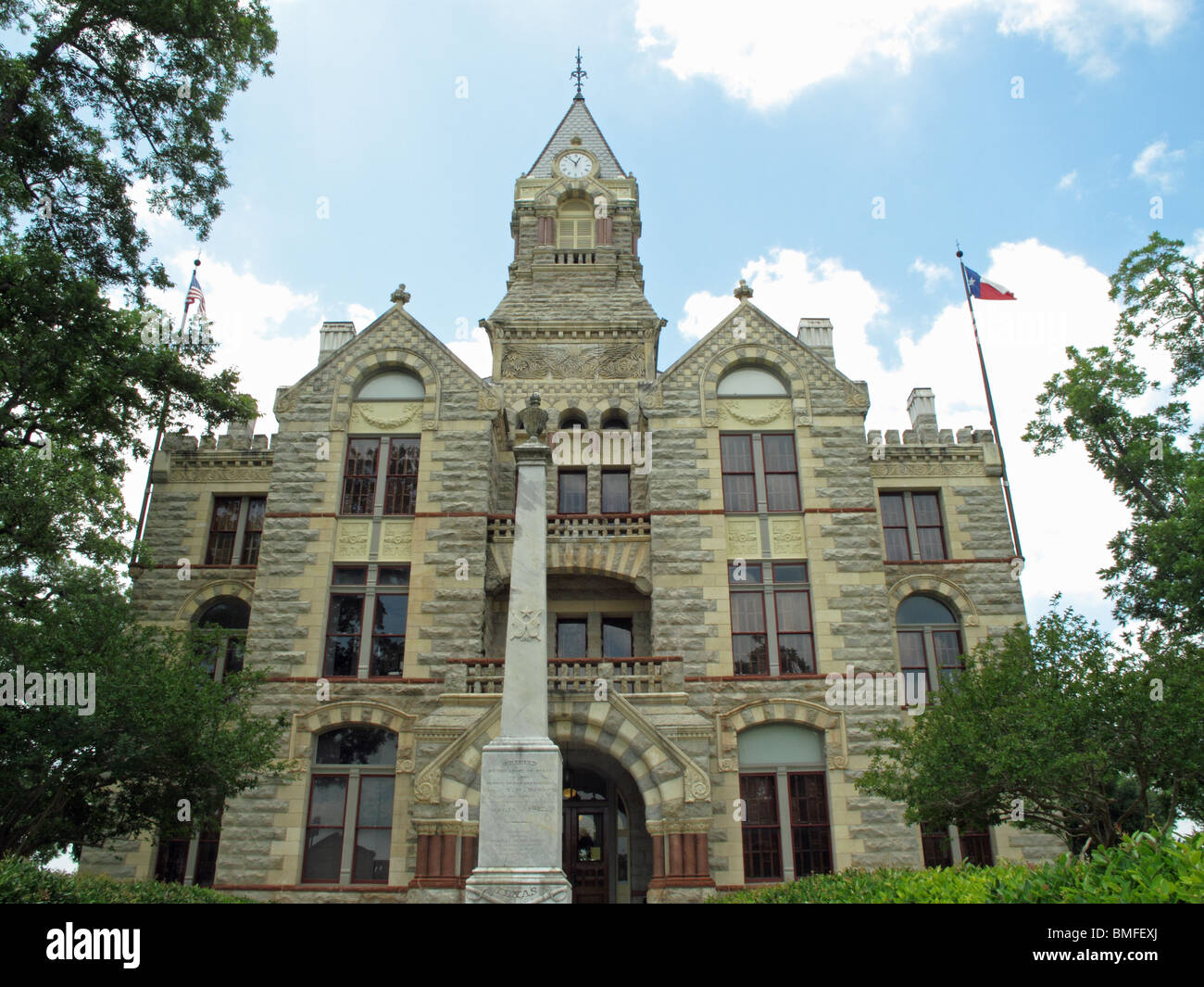 Palais de justice du comté de Fayette dans La Grange, au Texas Banque D'Images