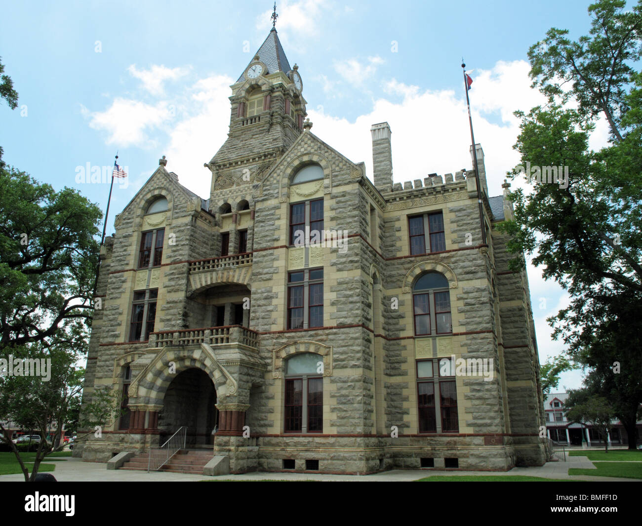 Palais de justice du comté de Fayette dans La Grange, au Texas Banque D'Images