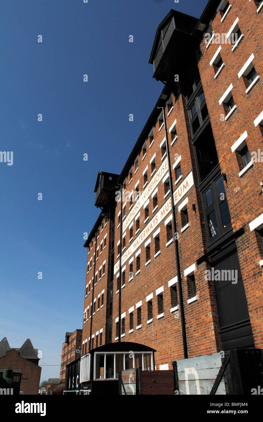 National Waterways Museum, Gloucester Docks historiques Banque D'Images