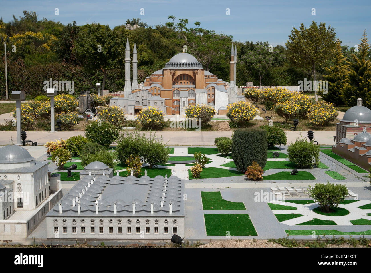 Turquie Antalya - maquette d'architecture à Minicity. Banque D'Images