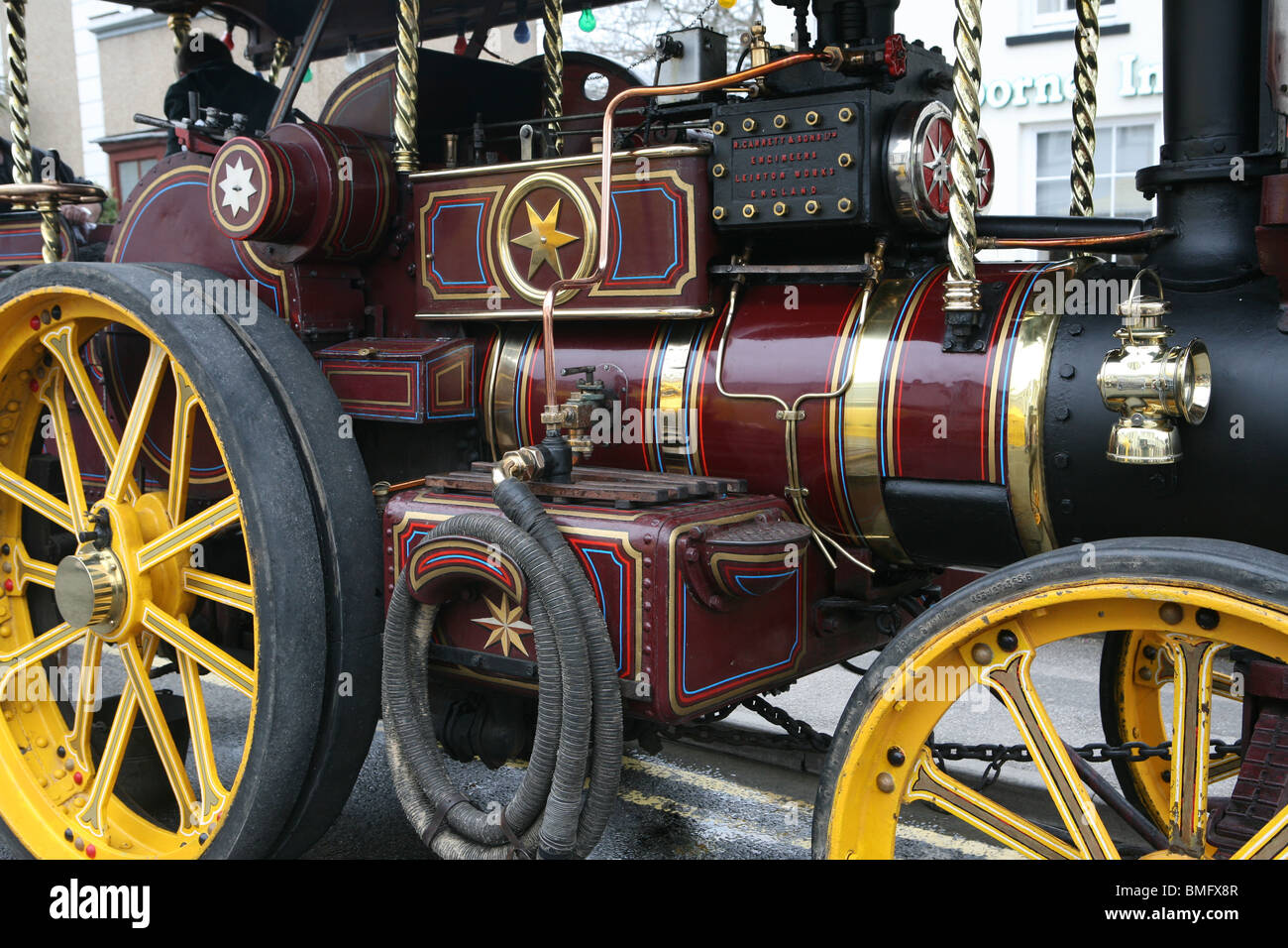 La Vapeur Trevithick rassemblement à Camborne Banque D'Images