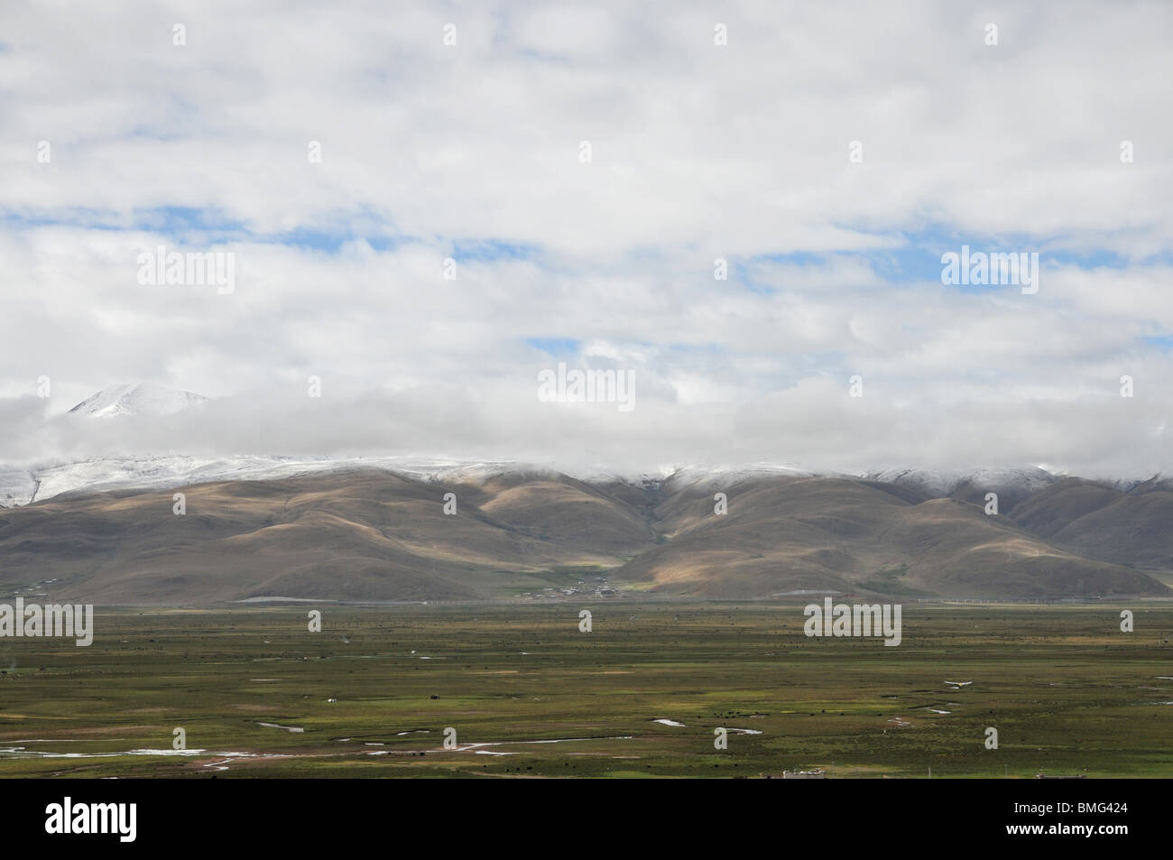 Paysage spectaculaire, Tibet, Chine Banque D'Images