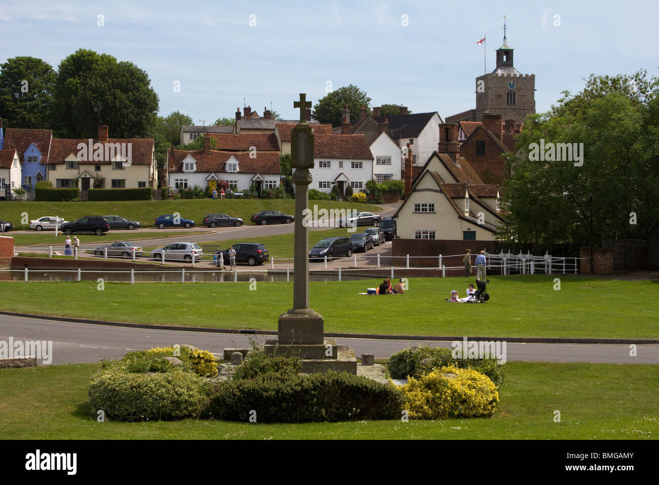 Angleterre essex village finchingfield Banque D'Images