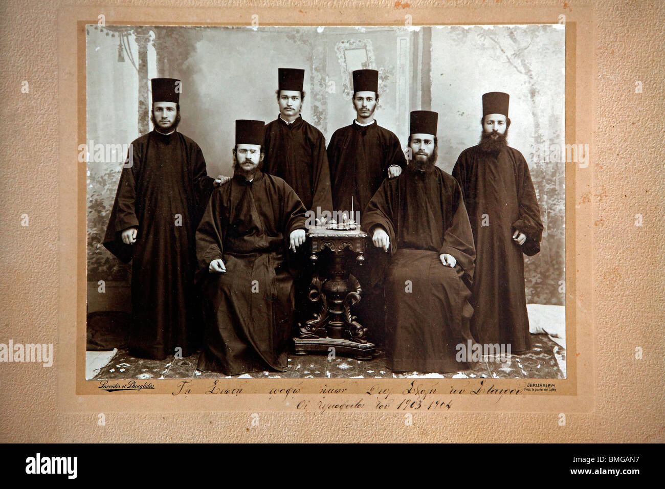 Israël, Jérusalem, St. Cross,Monastère Patriarcat grec orthodoxe,photographies anciennes Banque D'Images