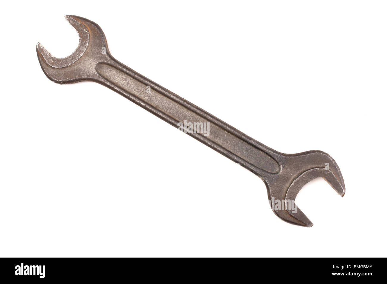 Une clé isolated on white Banque D'Images