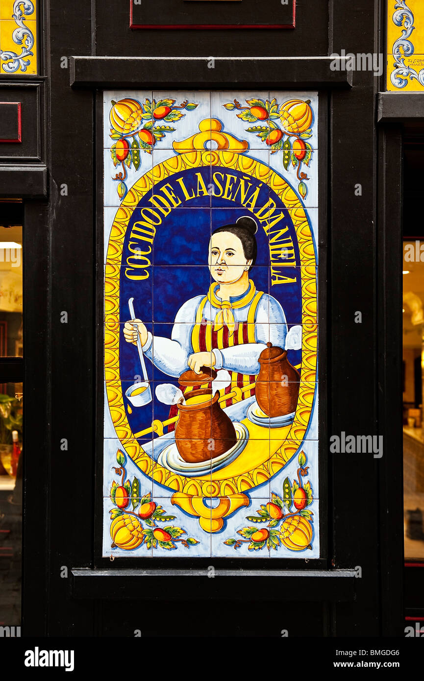 Cocido de la sena daniela, Madrid, Espagne Banque D'Images