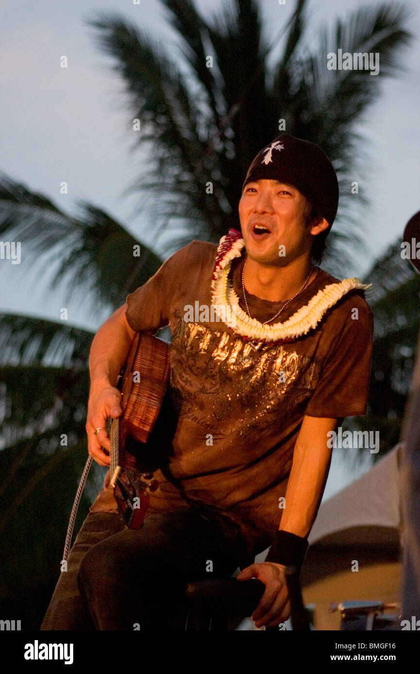 Virtuose de l'ukulélé Jake Shimabukuro Banque D'Images