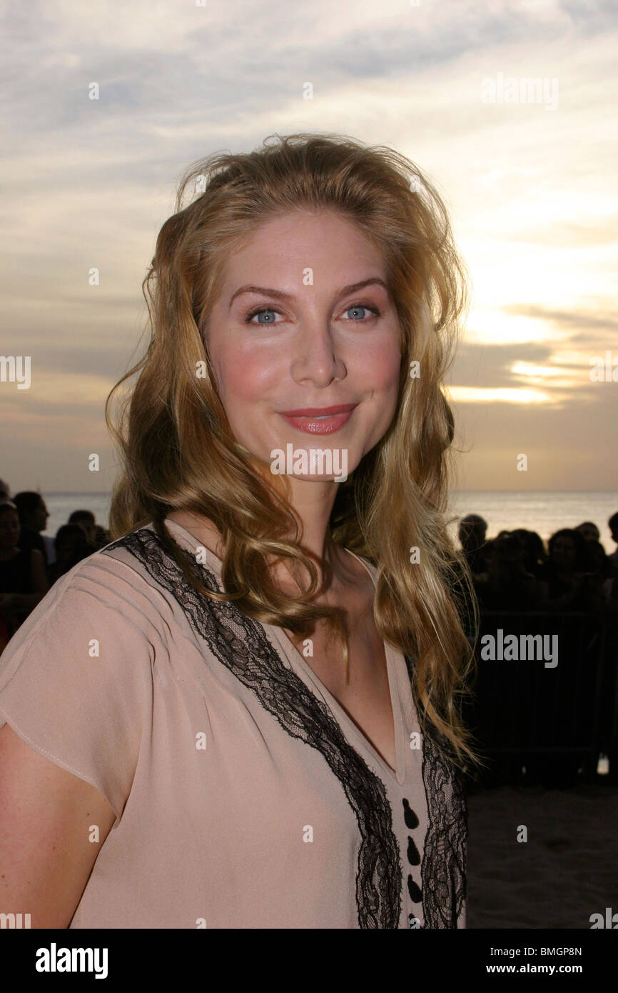 Elizabeth Mitchell première mondiale de Waikiki, Oahu, PERDU Hawai Banque D'Images