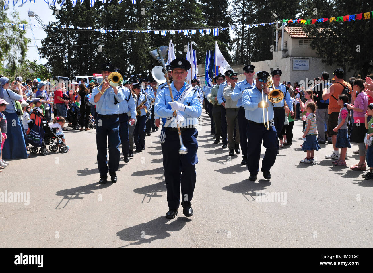 Académie de police israéliennes Marching out Parade Banque D'Images