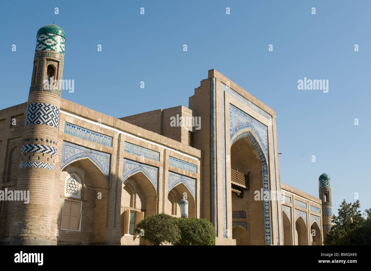 Mosquée à Ichon Qala Forteresse, Khiva, Ouzbékistan Banque D'Images