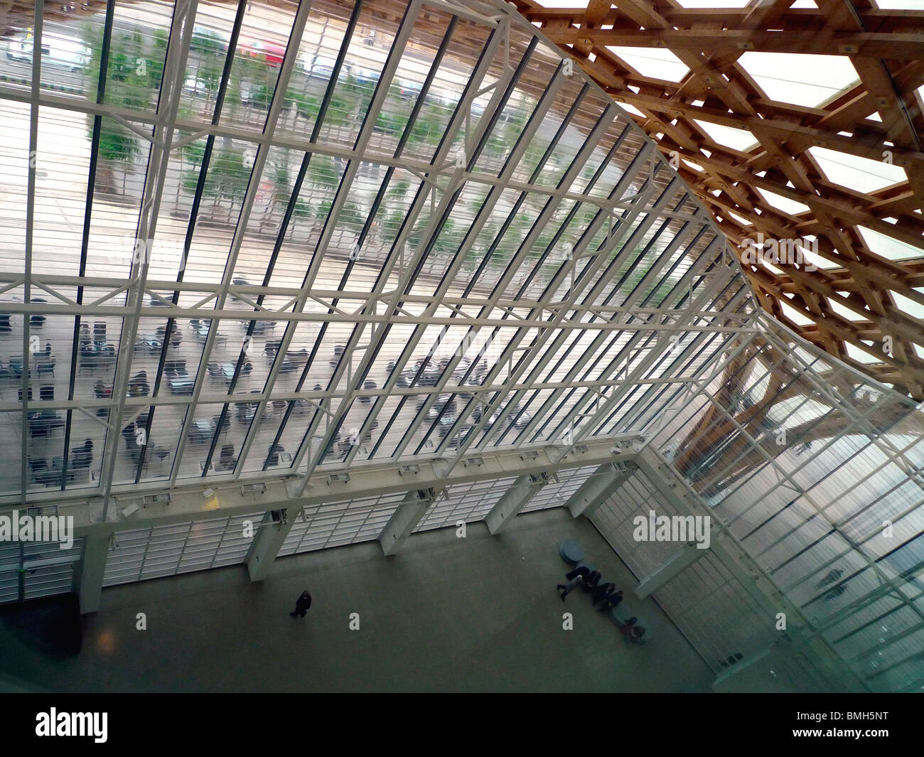 Le nouveau Centre Pompidou Metz galerie d'art en France Banque D'Images