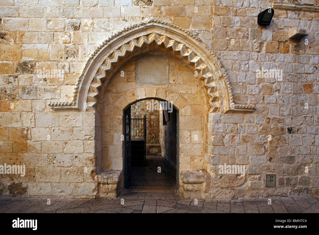 Israël, Jérusalem, le tombeau du roi David,Mt. Sion Banque D'Images