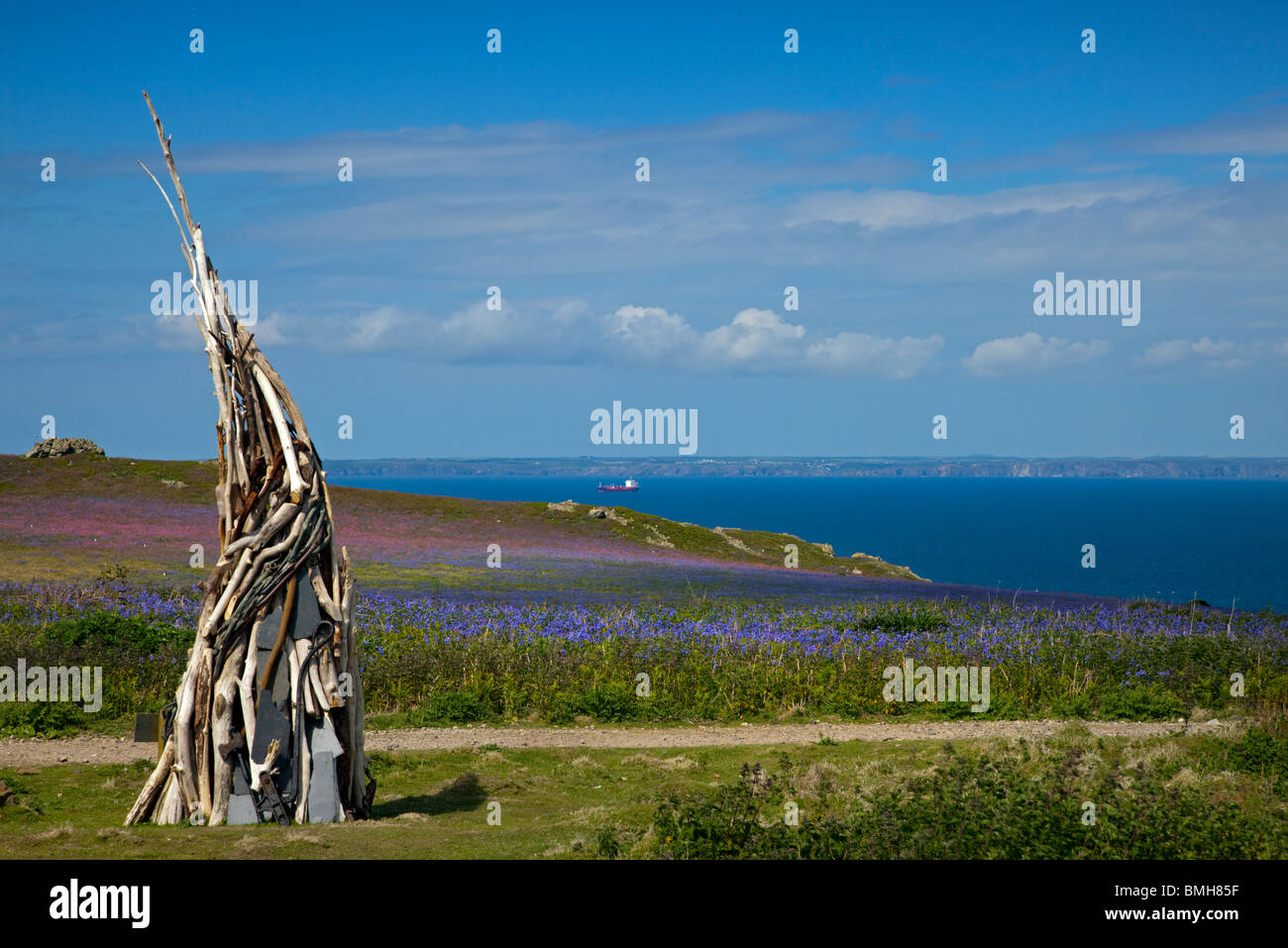 L'île de Skomer, Pembrokeshire, Pays de Galles Banque D'Images