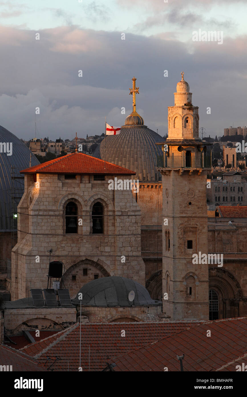 Israël, Jérusalem, vieille ville, église du Saint-Sépulcre Banque D'Images