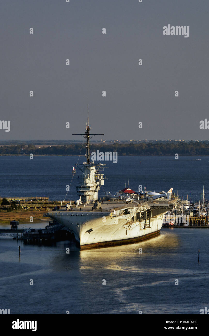 L'USS Yorktown au Patriots Point près de Charleston, Caroline du Sud Banque D'Images