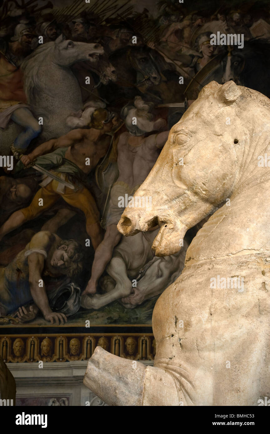 Exposition "L'âge de conquête' Musées du Capitole, Rome, Italie. Banque D'Images