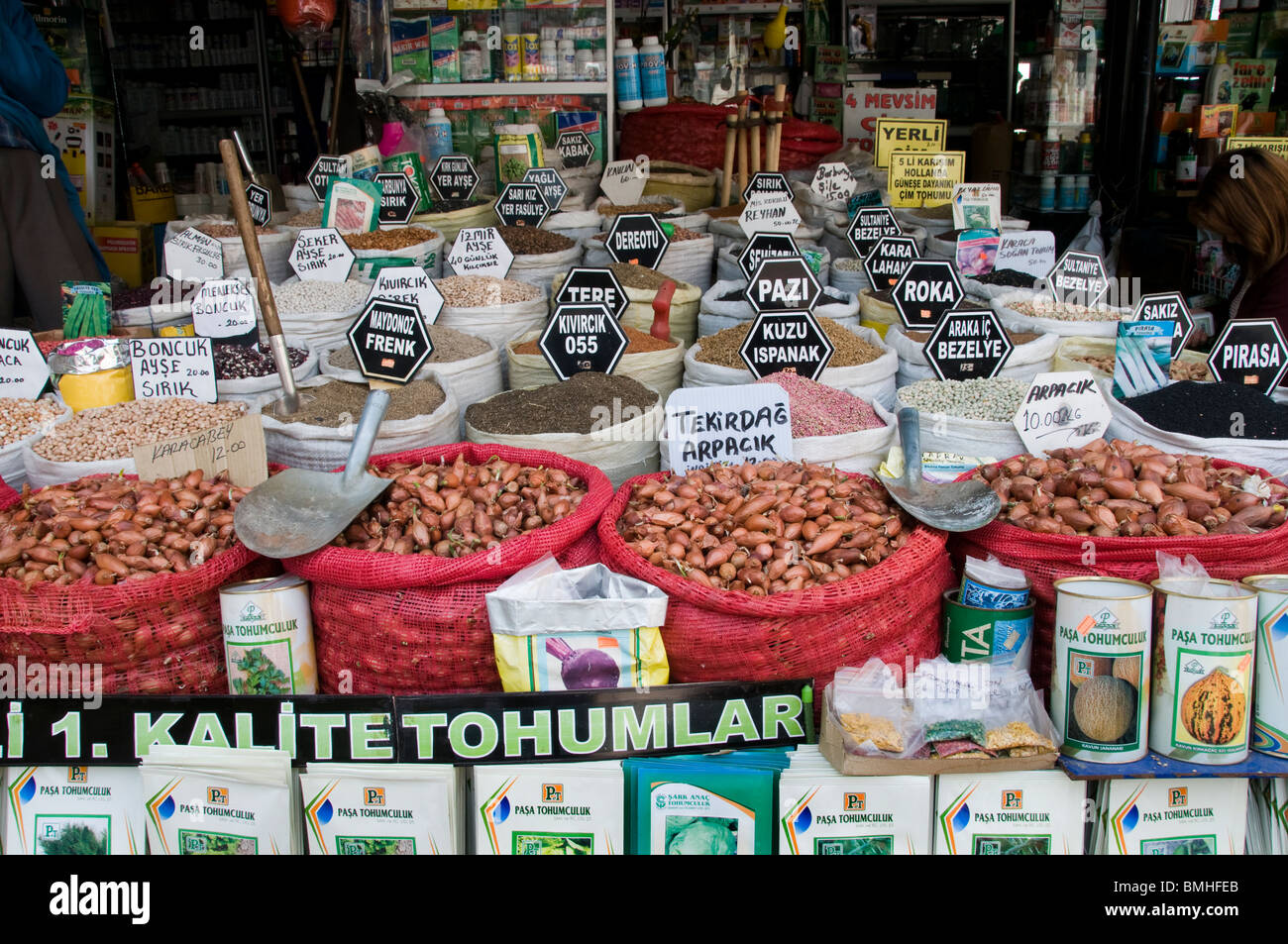Turquie Istanbul Grand Bazar Kapali Carsi Kapalıcarsı herbes du jardin Banque D'Images
