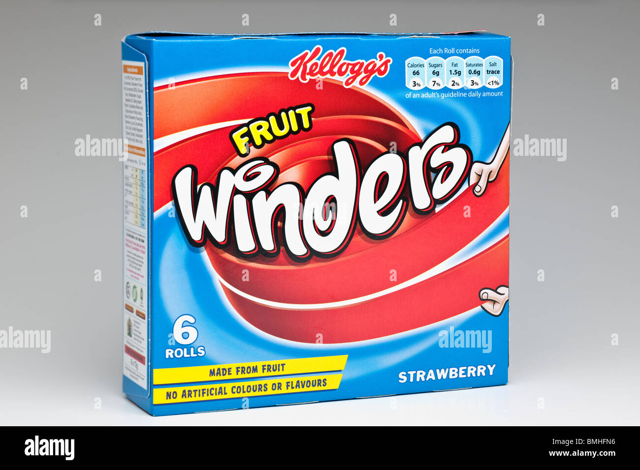 Fruit Winders Raspberry Enrouleurs de fruits kelloggs Banque de photographies et d’images à ...