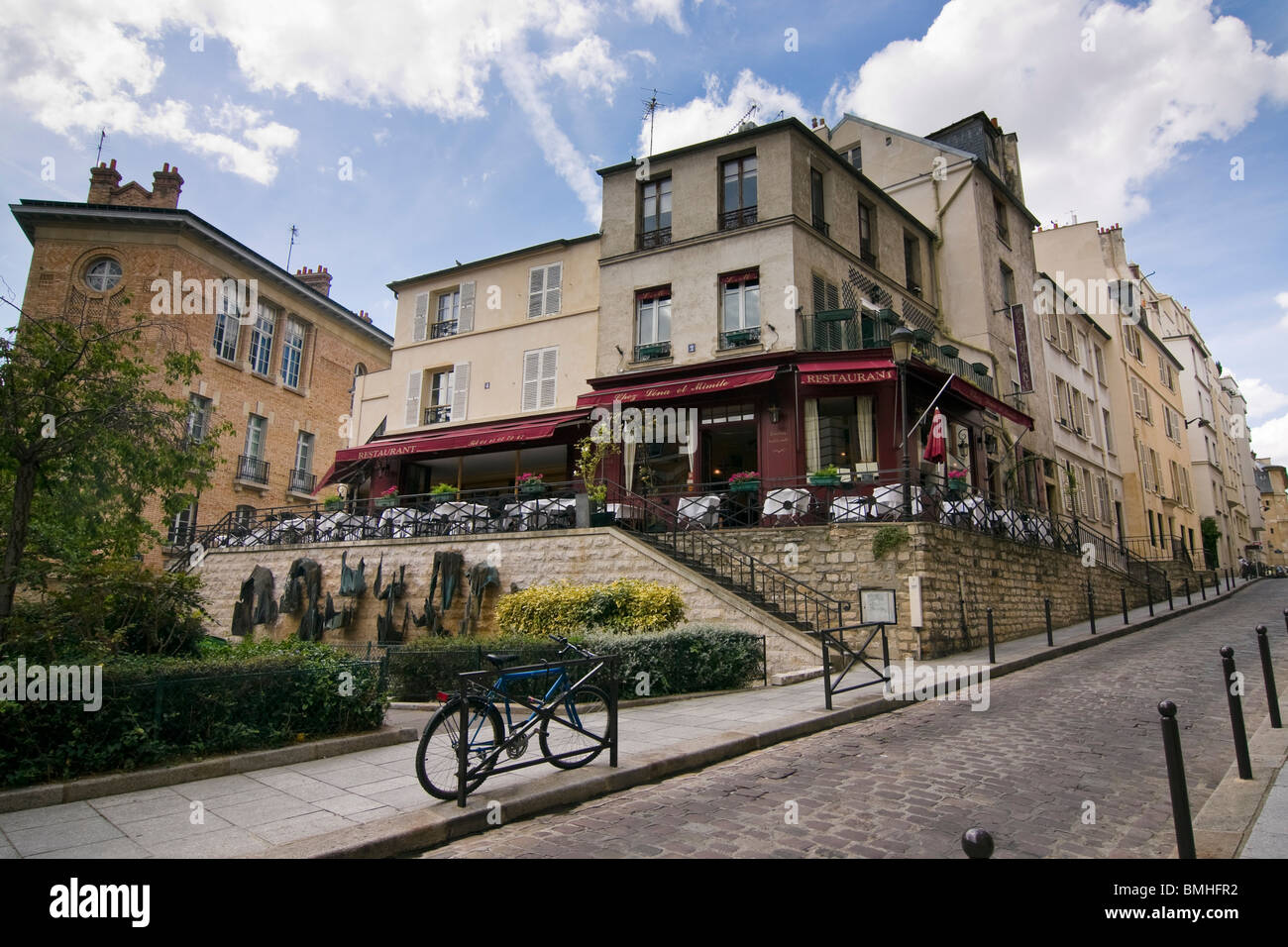 Restaurant Chez Léna et Mimile dans Quartier Latin, Paris, France Banque D'Images