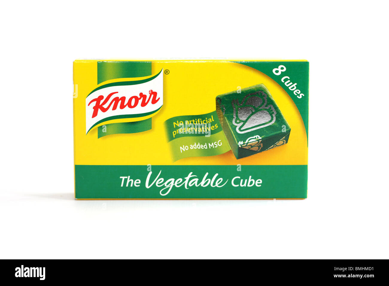 Cubes de bouillon de légumes Knorr Banque D'Images